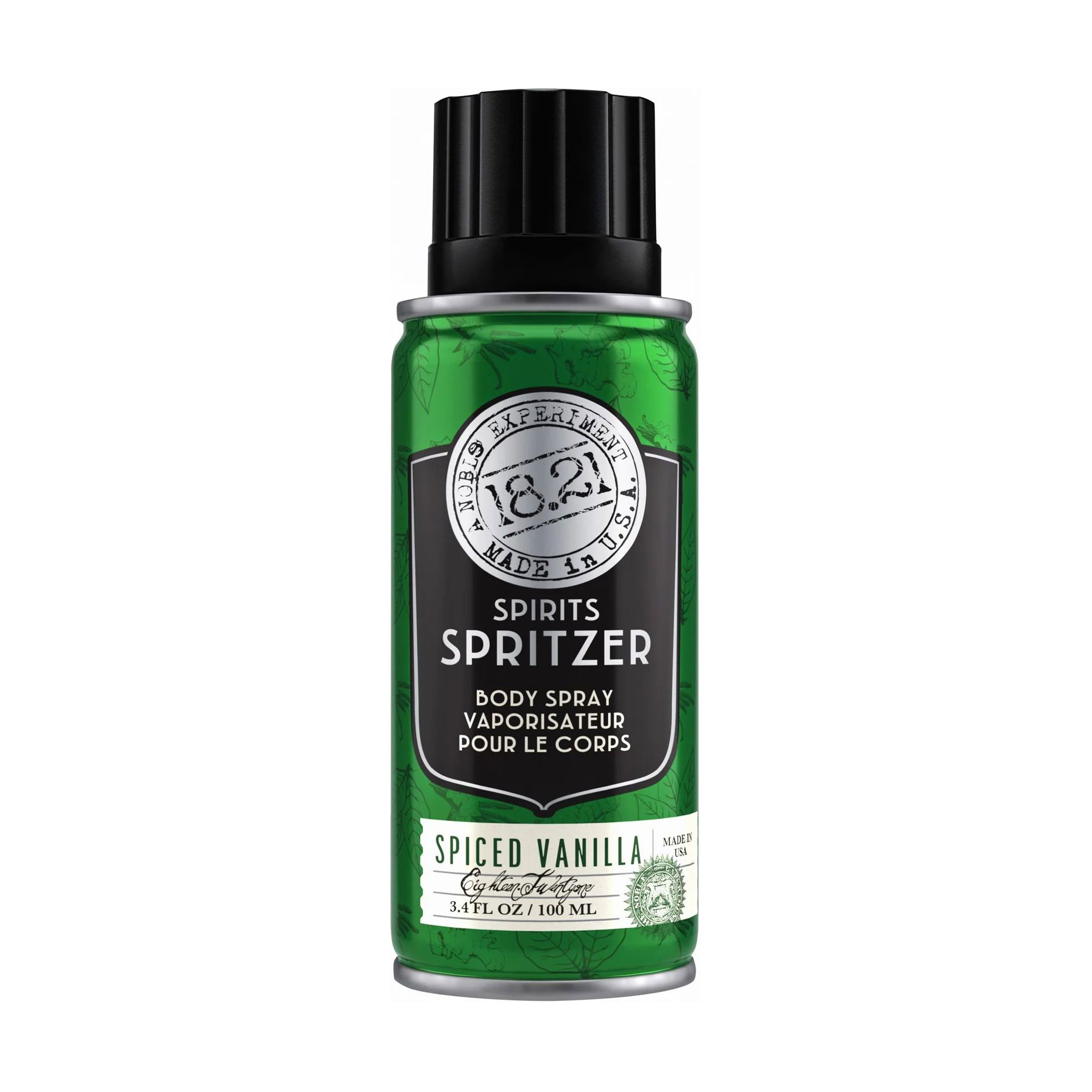 Чоловічий спрей для тіла 18.21 Man Made Spirits Spritzer Body Spray, Spiced Vanilla, 100 мл